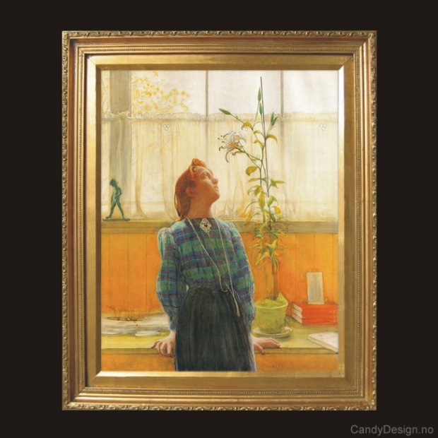 Oljemaleri  Carl Larsson maleri