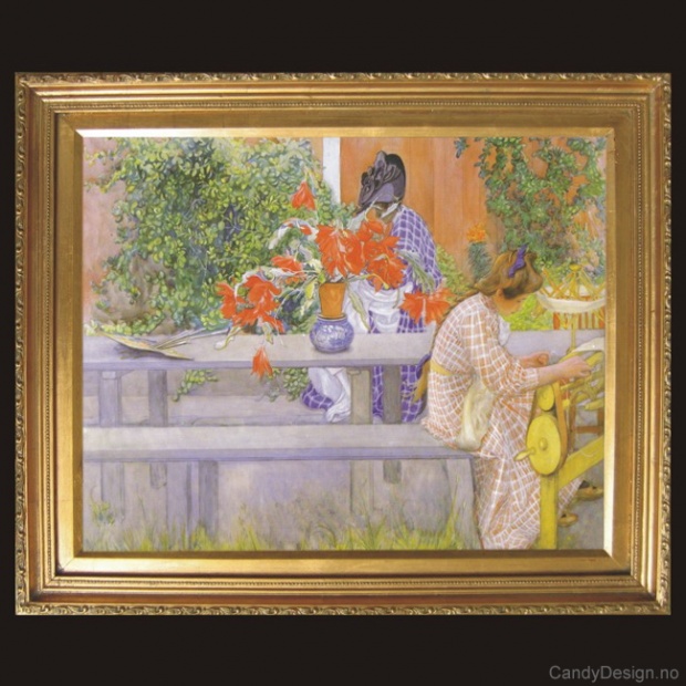 Oljemaleri  Karin og Brita