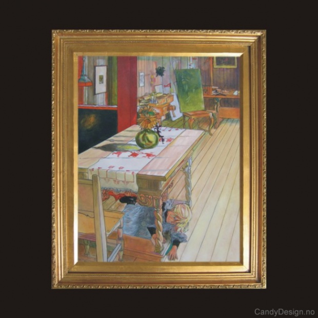 Oljemaleri  Gjemmespill