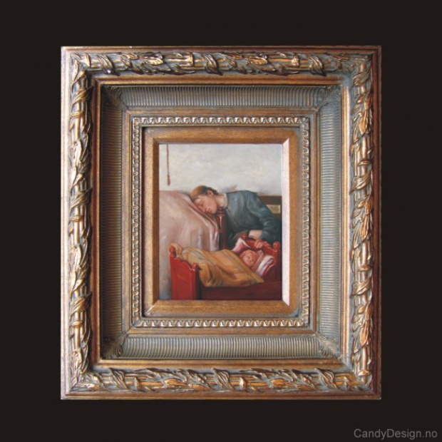 Oljemaleri  Mother and Child