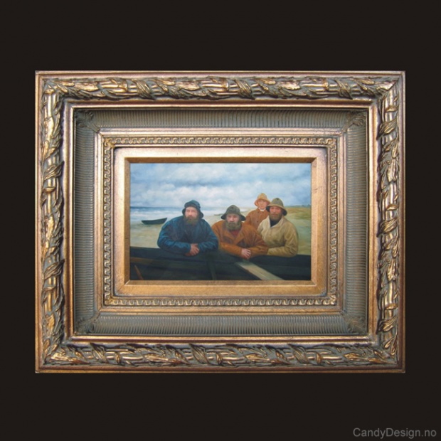 Oljemaleri  Four Fishermen at Skagen