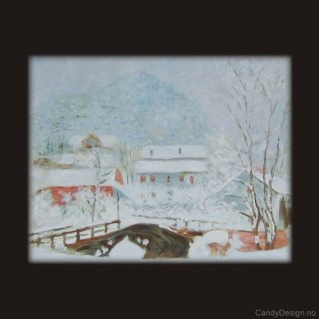 Sandviken Village in the Snow