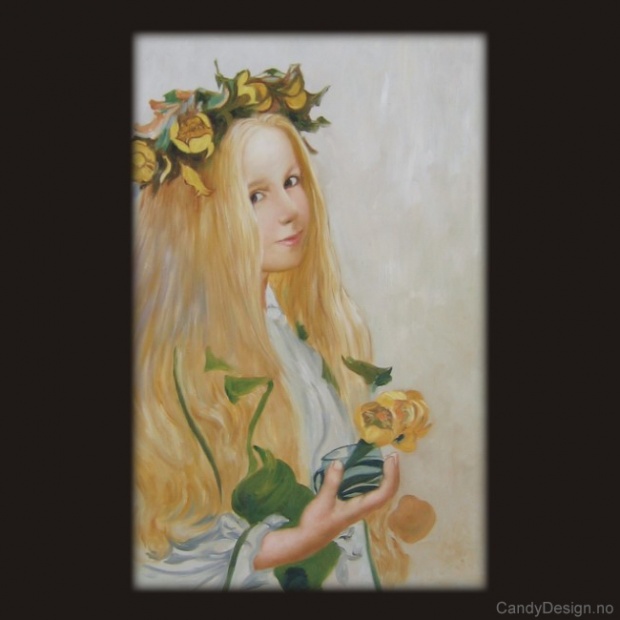 Susanna med ballblommor