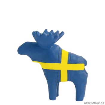 Liten elg i svenske farger