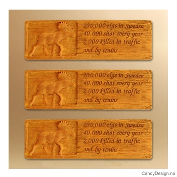 Moose - Woodstyle magnet