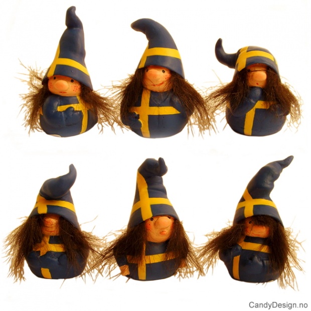Nisser i svenske farger