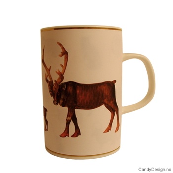 Mug with reindeer