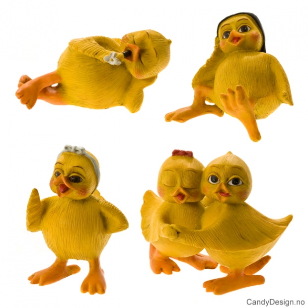 Large easter chickens assorted