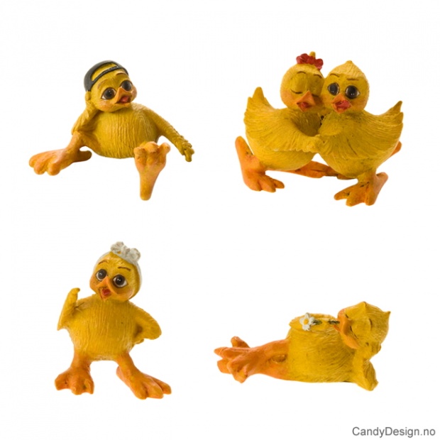 Mini påskekyllinger assortert