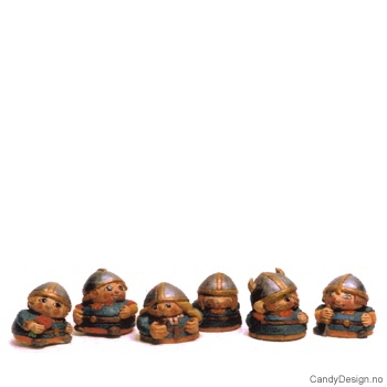 Små vikinger uten horn assortert