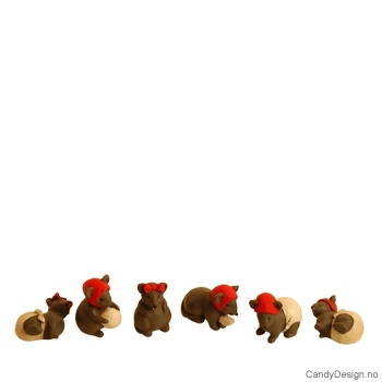 Mini mice figurines