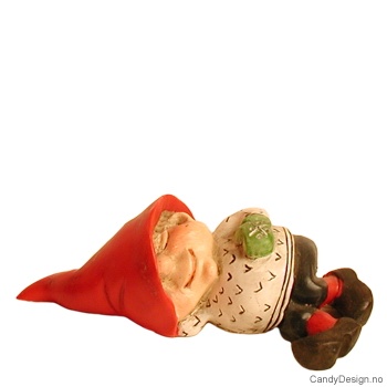 Enkel julenisse med høy lue