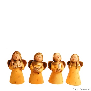 Liten syngende engel - Gul