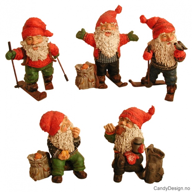 Koselige skinisse figurer assortert