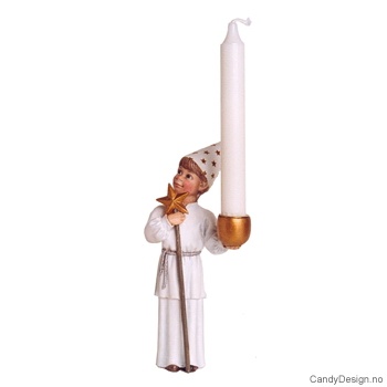 Carl Larsson Stjernegutt med lysholder