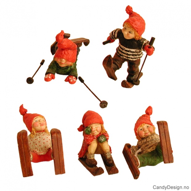 Barnenisser på ski assortert