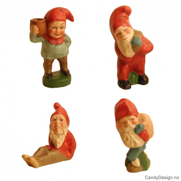 Antikke nisser assortert