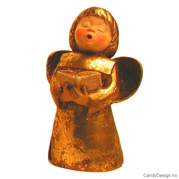 Engel uten lysholder - Gull