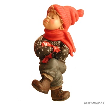 Kantsittende Julebarn - Overlegen gutt