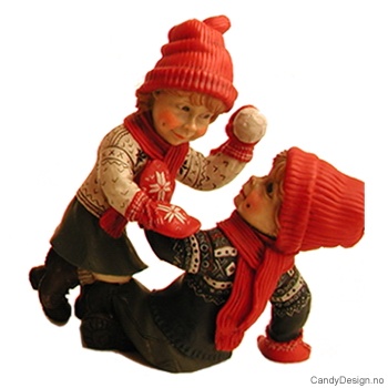 Gutt og pike som lekesloss