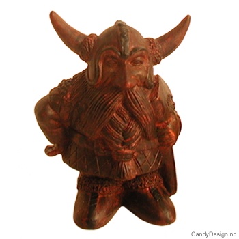 Viking mann i trefarge