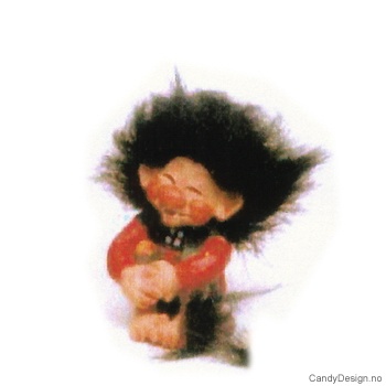 Troll med orange genser