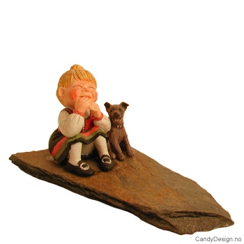 Bunadsbarn på skifer