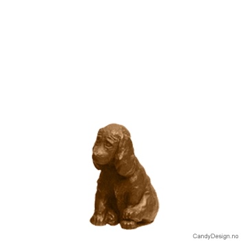 Sitting children in bronze finish  Dog