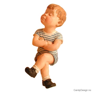 Sitting summerchildren  Boy with his arms crossed