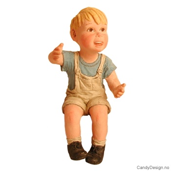 Sitting summerchildren  Bragging boy