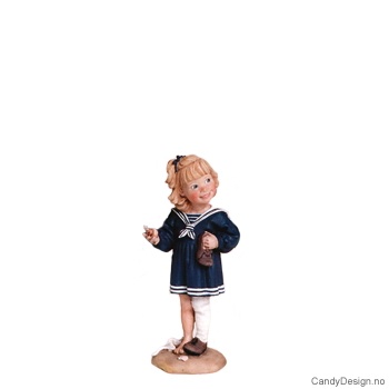 Liten matrosjente i blått