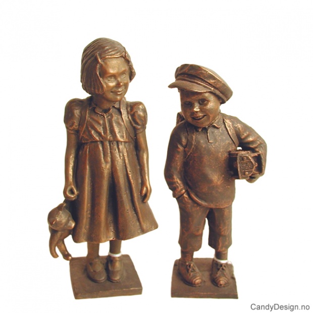 Children with bronze finish assorted