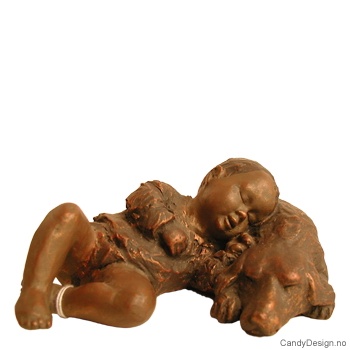 Children with bronze finish