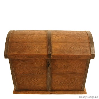 Stor kiste i antikk tre