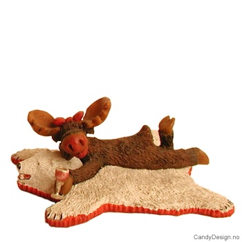 Elg på isbjørnskinn