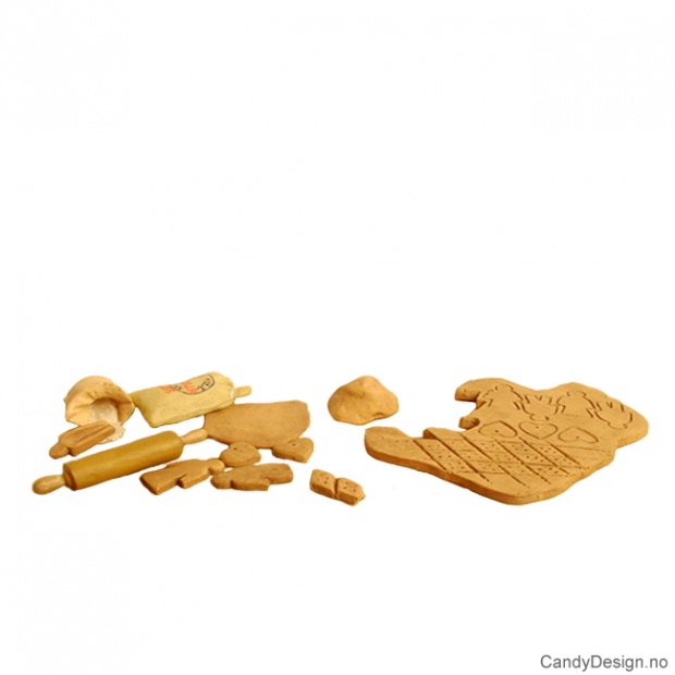 Julebagst utstyr for bord