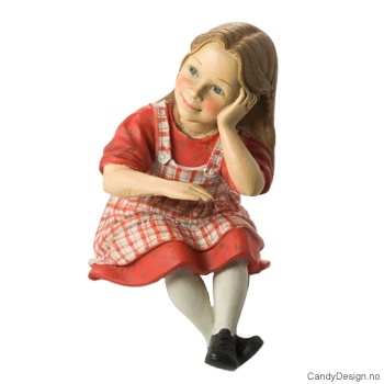 Sittende Carl Larsson pike