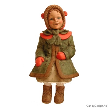 Pike sittende med skaut