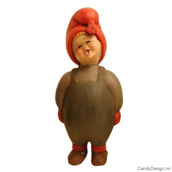 Syngende barn i grått  