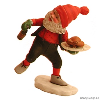 Festnisse figur - Ser mot sin høyre side (fat og flaske)