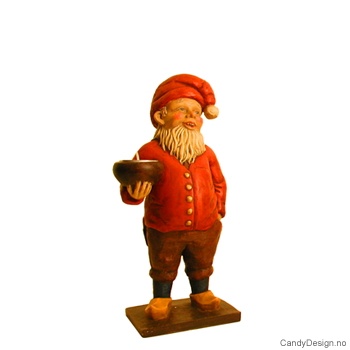 Nostalginisse i orange med telysholder