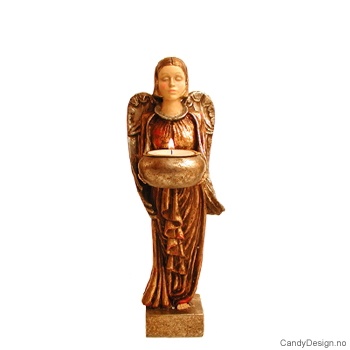 Liten engel med telys