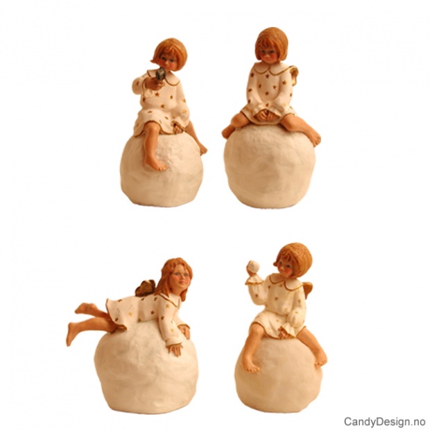 Småengler på snøball