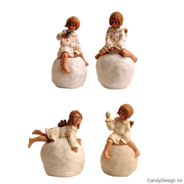 Småengler på snøball