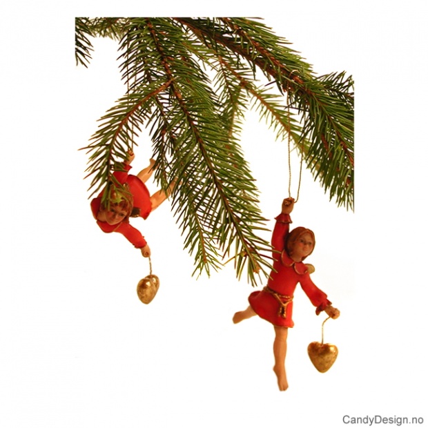 Hengende småengler i band