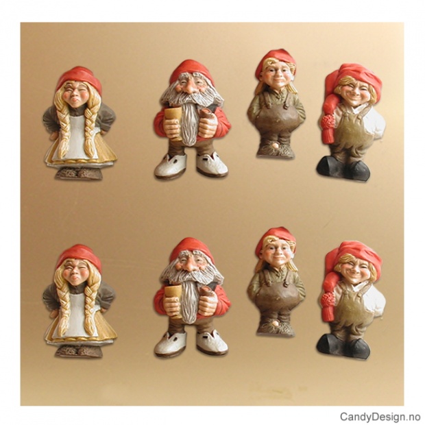 Standing gnome magnets