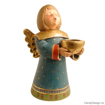 Large angel with candleholder