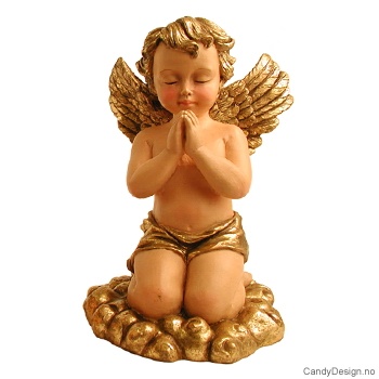 Engel på kne i farger