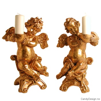 Stor amorin telysholder