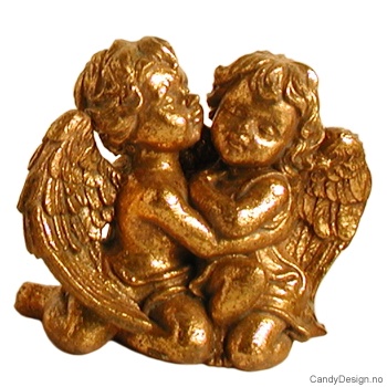 Lite englepar i gull